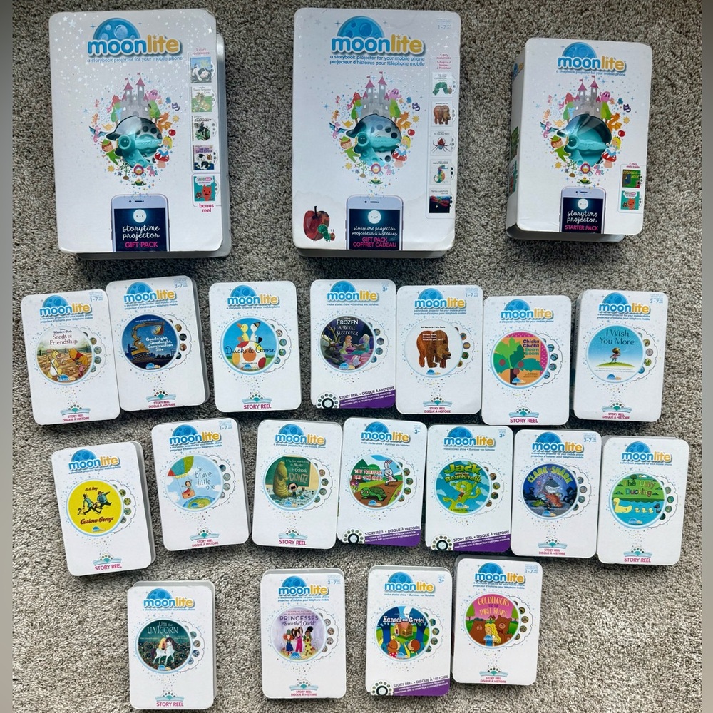 Moonlite Storybook Projector and Reels Set